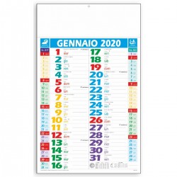 Calendario MULTICOLOR B/58